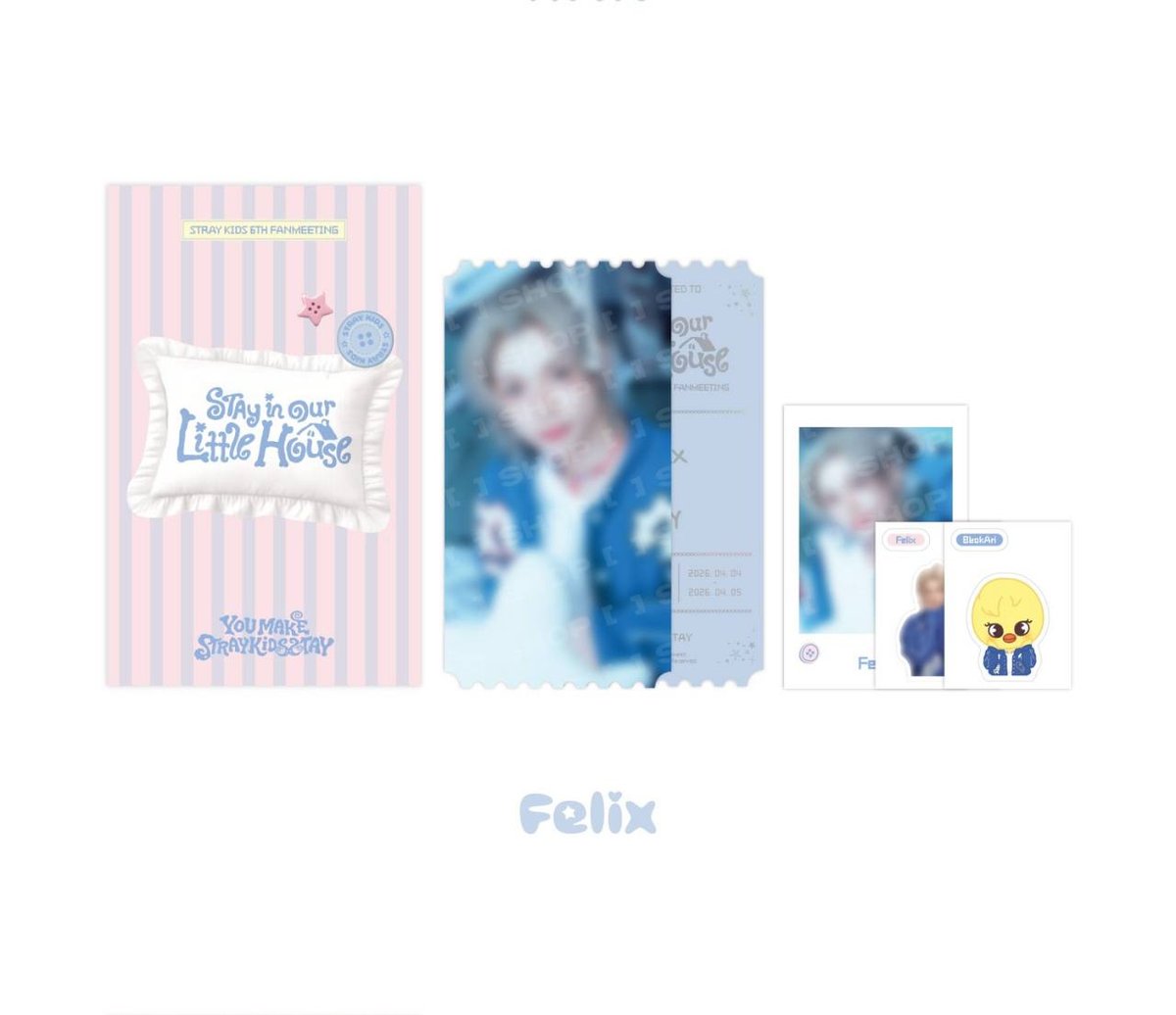 SPECIAL TICKET SET Felix - Stray kids STAY in Our Little House