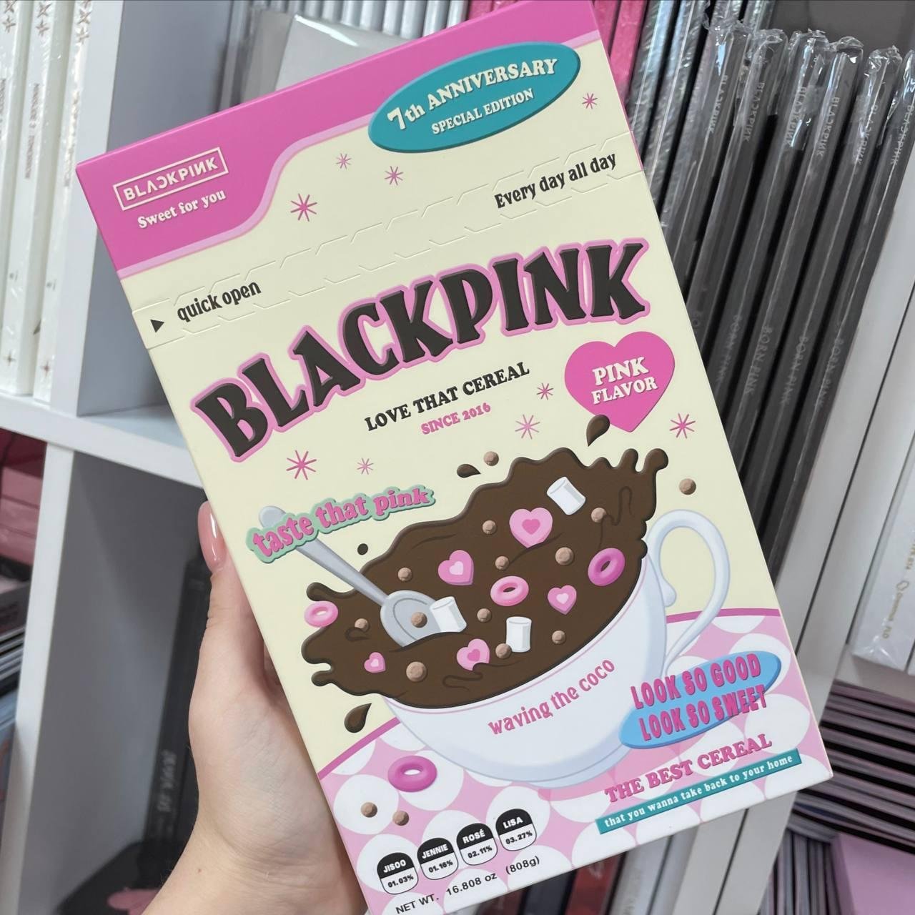 BLACKPINK 2023 DEBUT ANNIVERSARY CEREAL DECO KIT