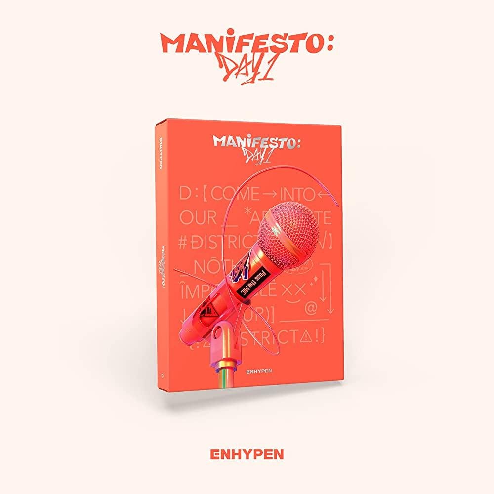 АЛЬБОМ ENHYPEN – MANIFESTO: DAY 1   ver. D !!! трохи помнута коробка!!!