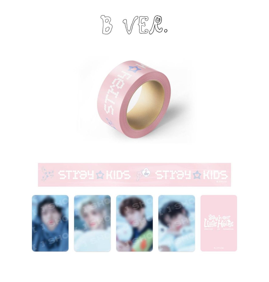 BOX TAPE SET B ver - Stray kids STAY in Our Little House