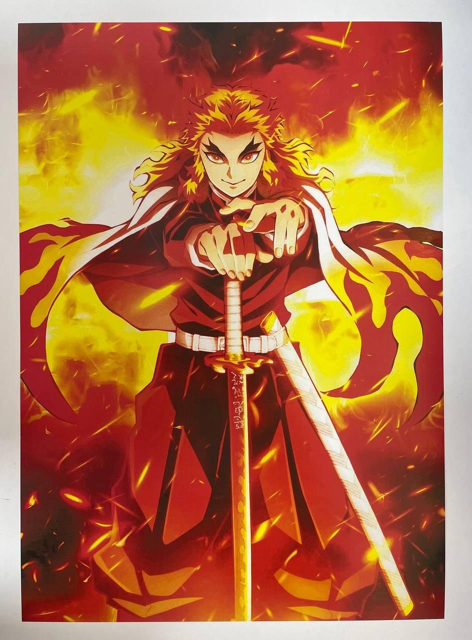 Постер А3 "Клинок, який знищує демонів / Demon Slayer"