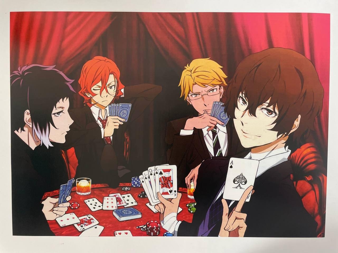 Постер А3 “Літературні генії Бродячі пси / Bungou Stray Dogs”