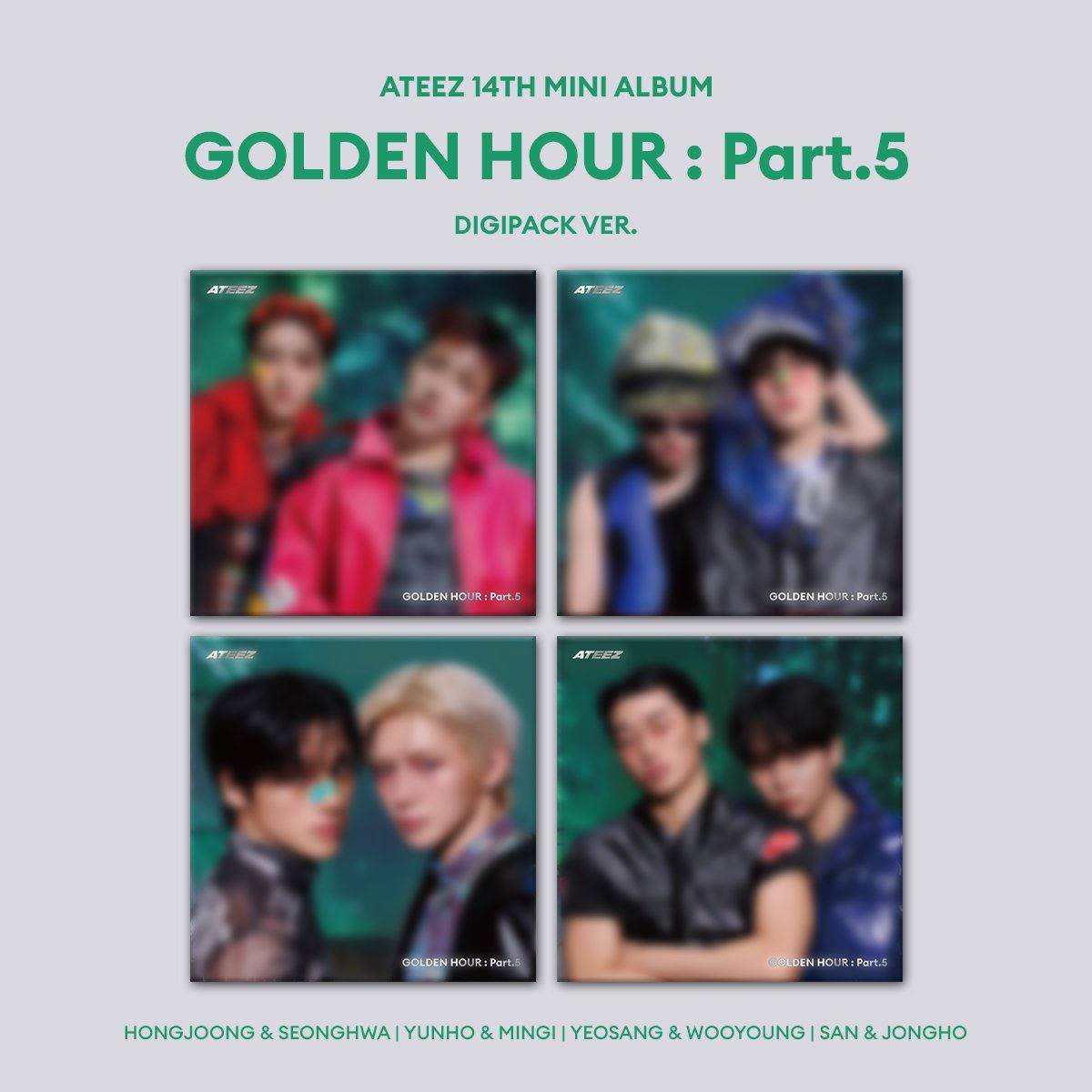 ATEEZ - GOLDEN HOUR : Part.5 Digipack