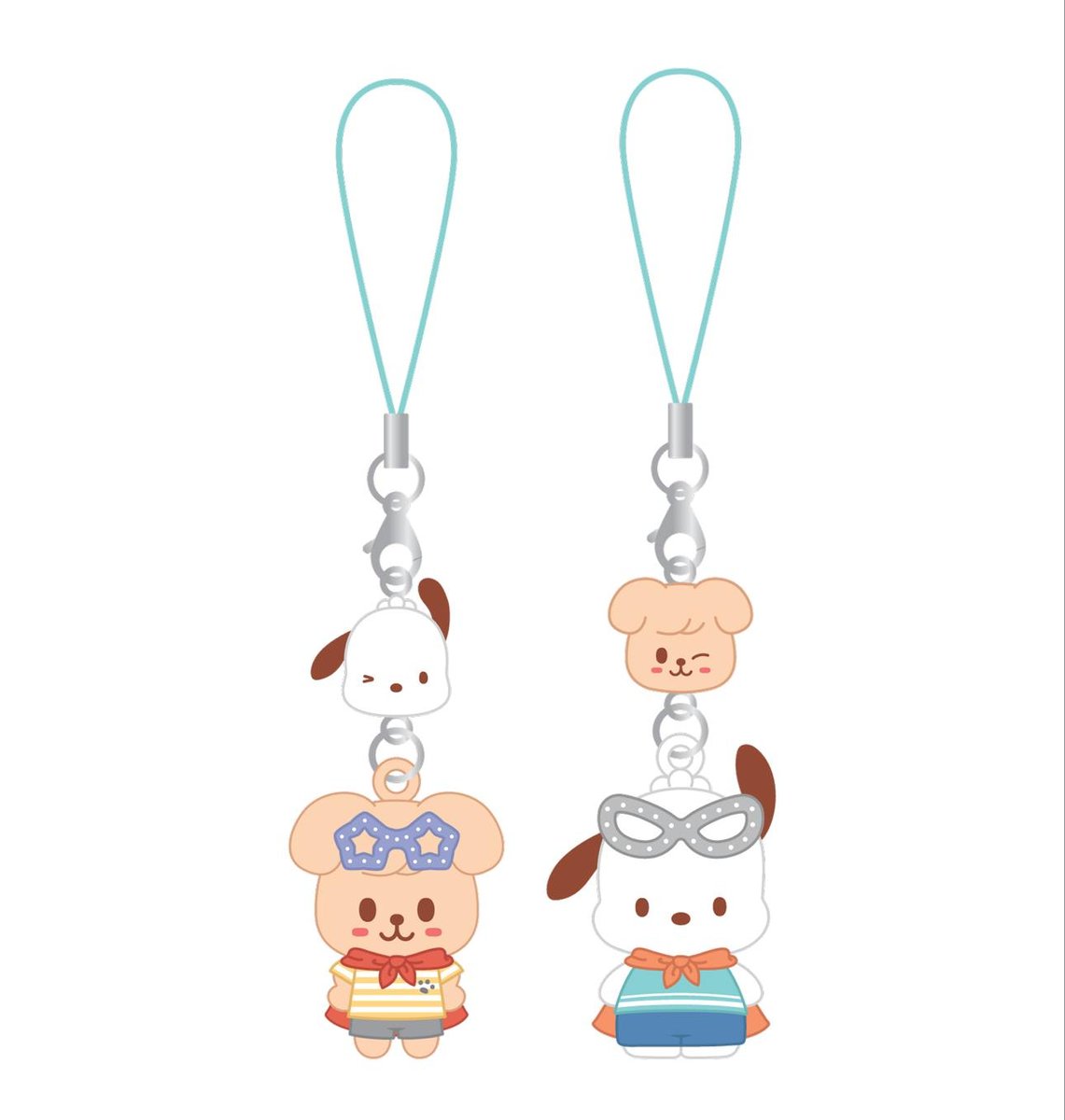 MINI FIGURE COUPLE KEYRING - SKZOO X SANRIO CHARACTERS