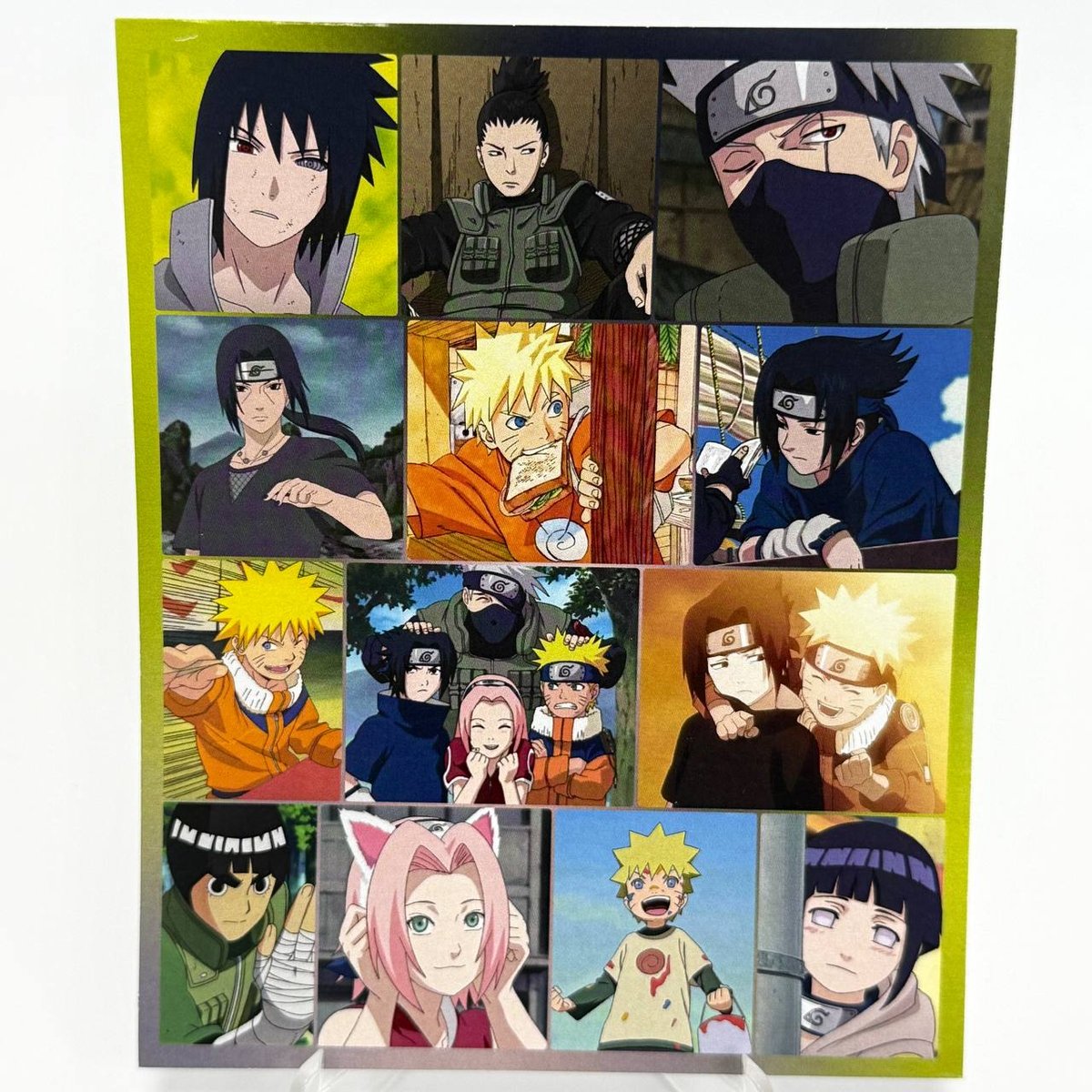 Наліпки "Наруто / Naruto" на аркуші А6 (для самовирізання)