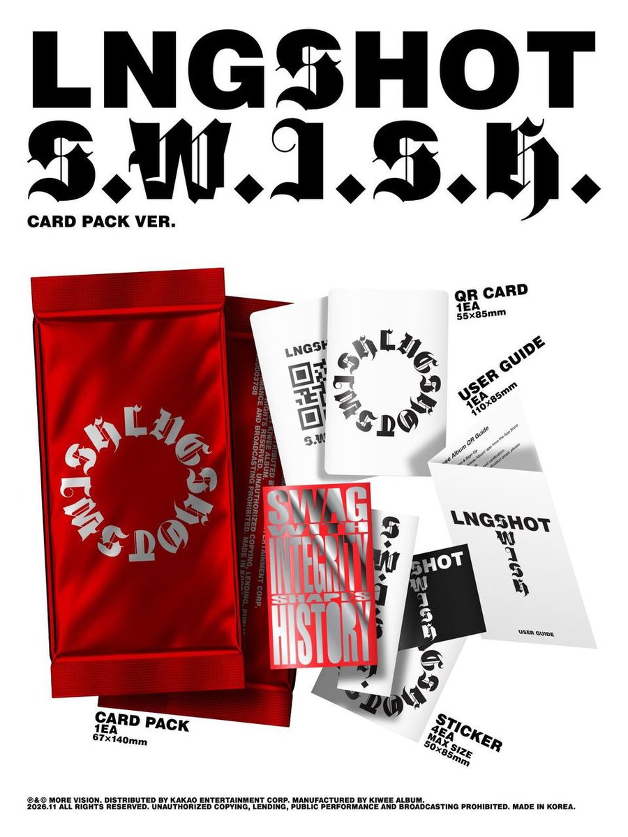 Card Pack Ver. LNGSHOT - [S.W.I.S.H.]