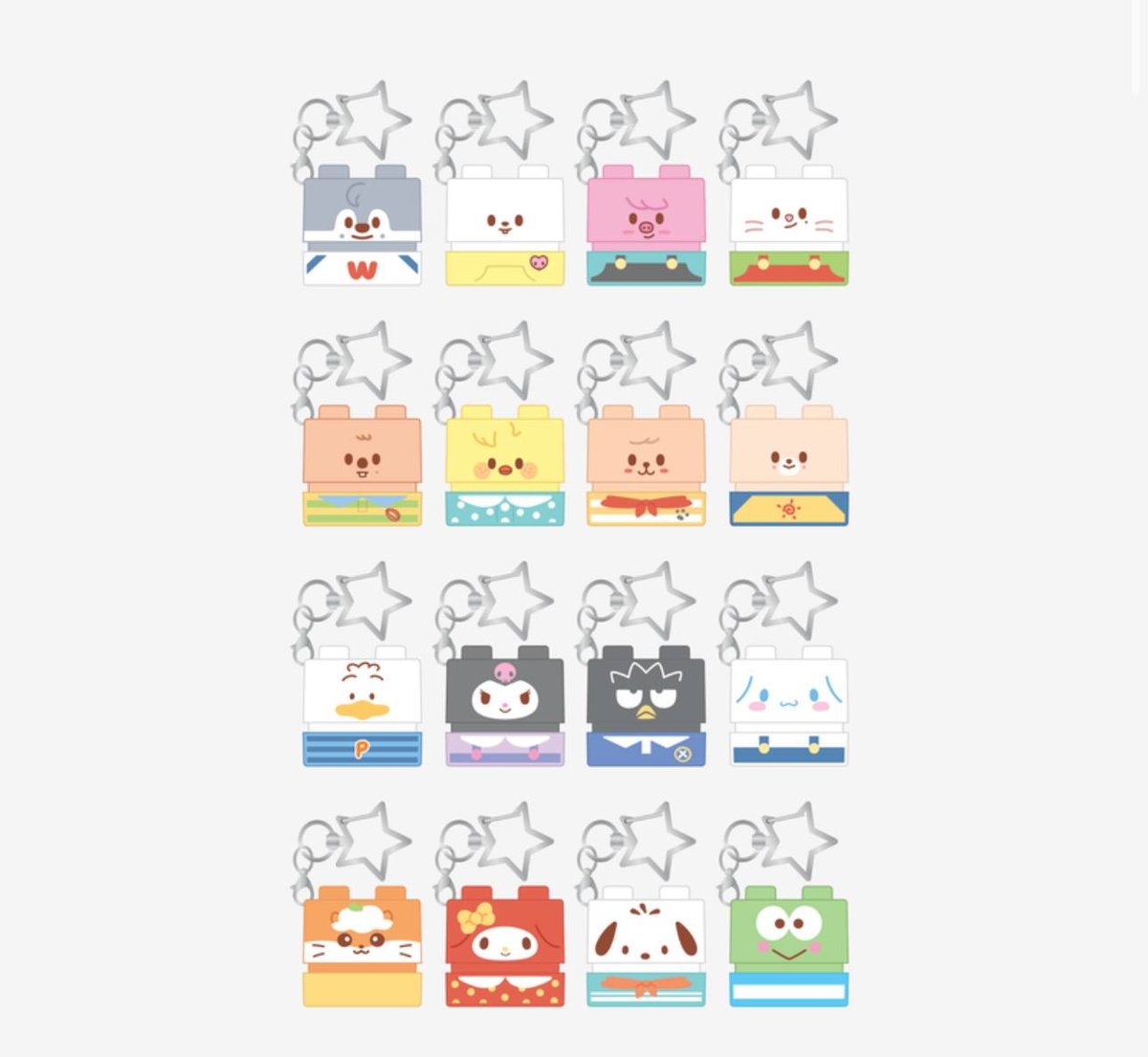 SECRET BLOCK STAMP - SKZOO X SANRIO CHARACTERS (RANDOM)