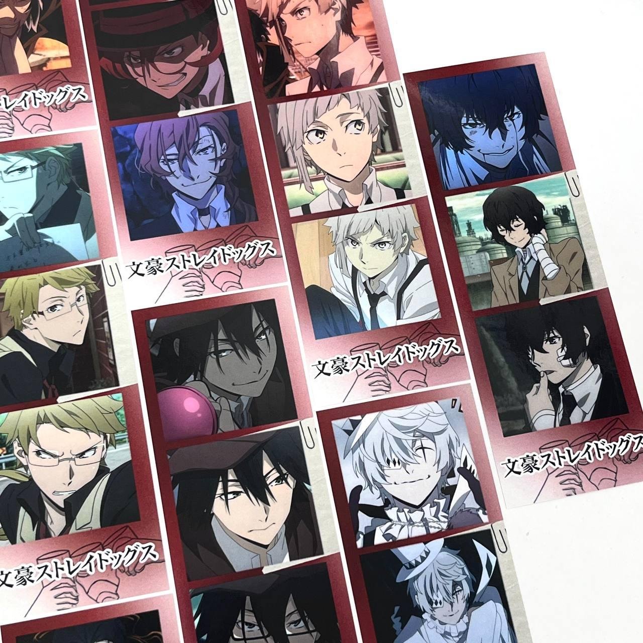 Сет фотостріпів «Літературні Генії Бродячі Пси / Bungo stray dogs »