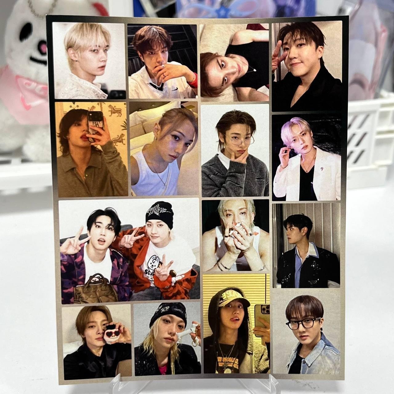 Наліпки Stray Kids на аркуші А6 (для самовирізання)