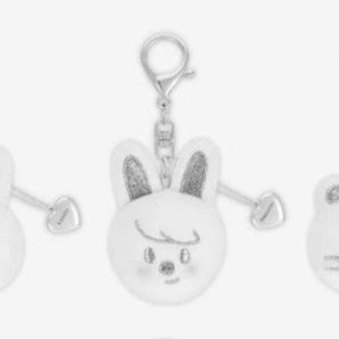SKZOO FACE KEYRING SILVER Ver. - celebrATE