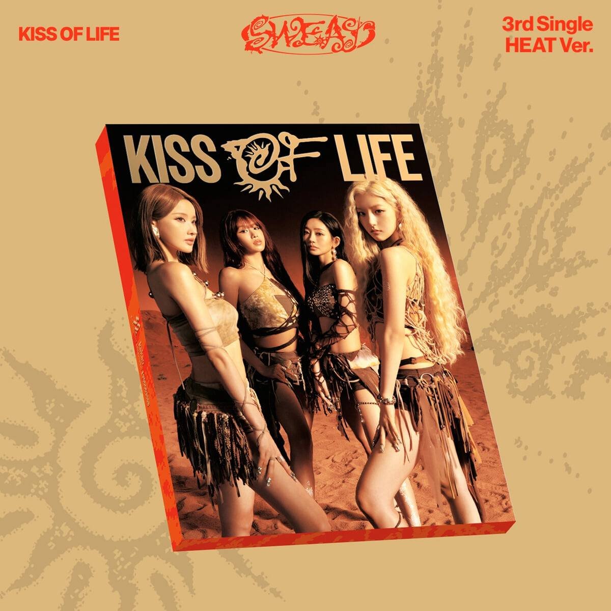 (HEAT Ver.) KISS OF LIFE - 3rd Single SWEAT