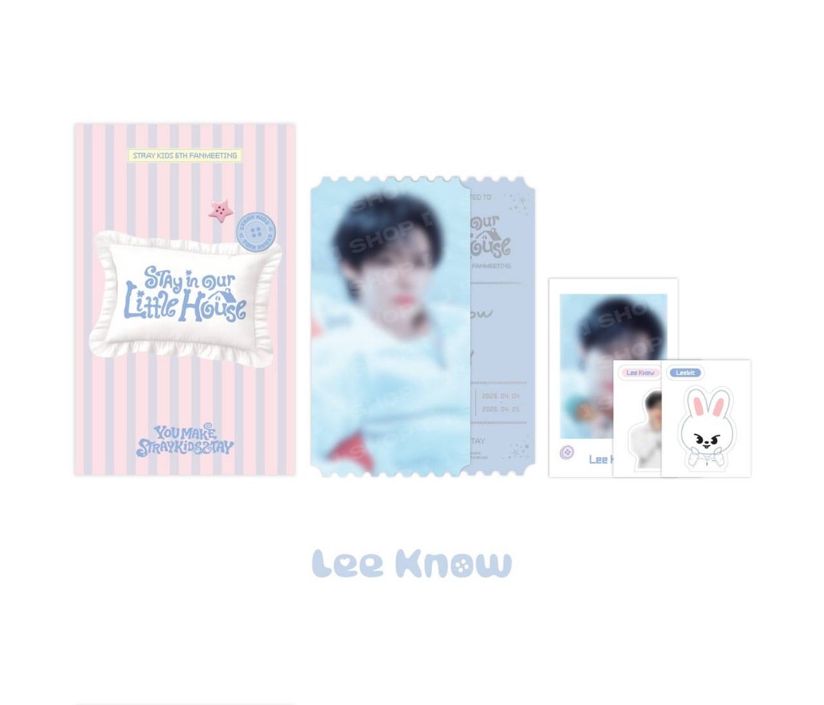 SPECIAL TICKET SET Lee Know - Stray kids STAY in Our Little House