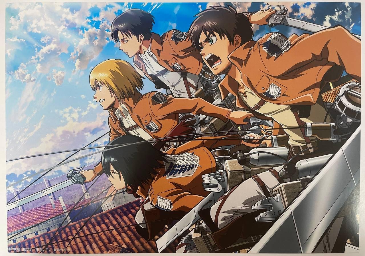 Постер А3 Attack on titan / Атака титанів