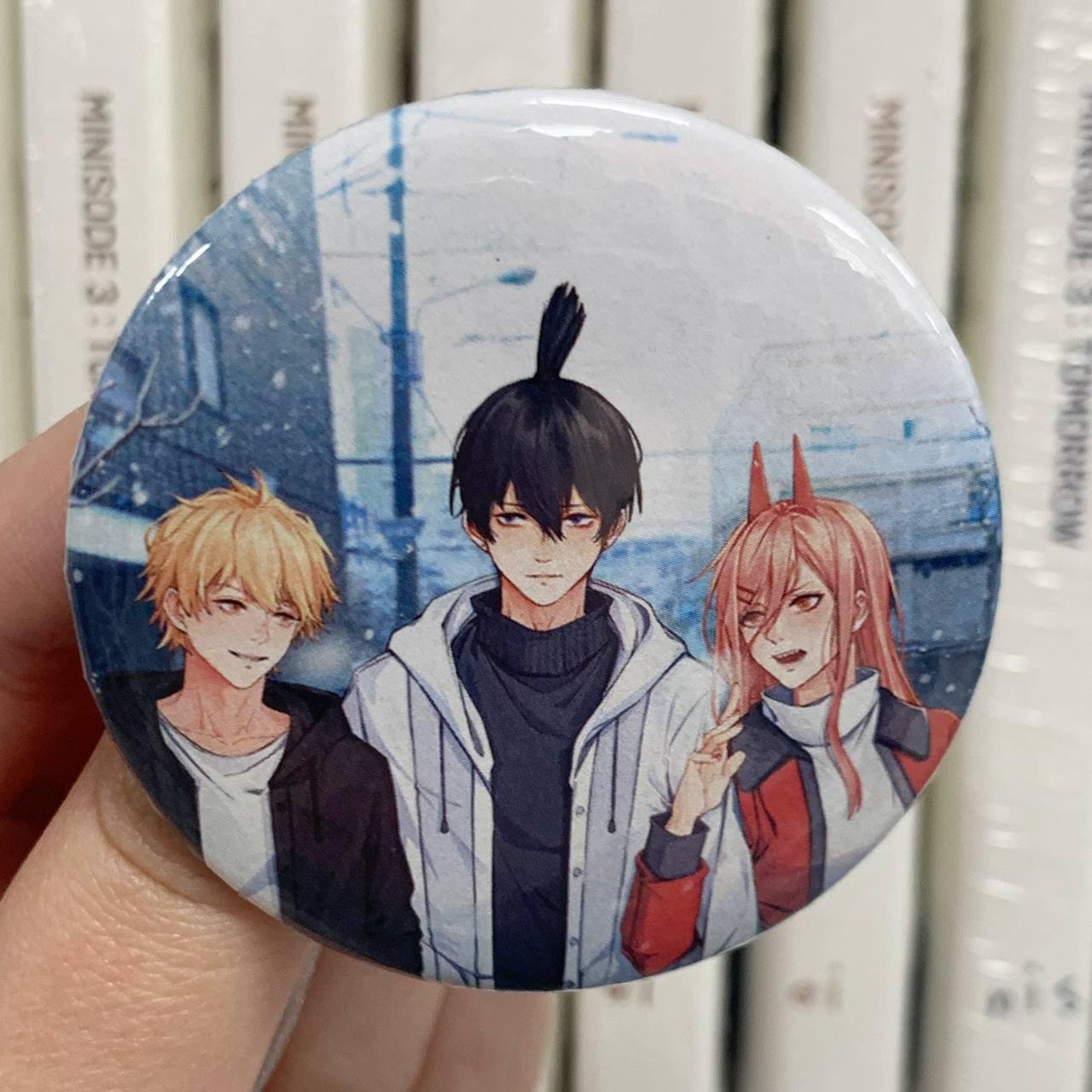 Значок Людина-бензопила / Chainsaw Man