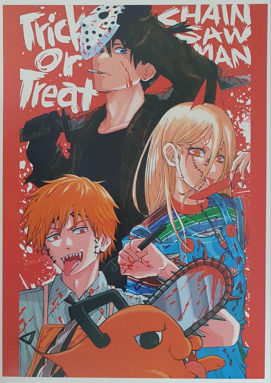 Постер "Людина-Бензопила / Chainsaw Man" А3
