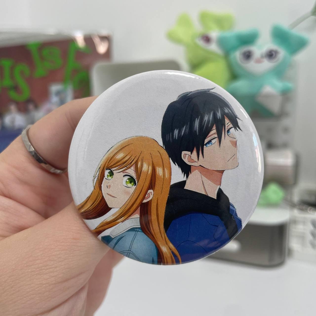 Значок “Закохалася Lv999 в Ямаду/ Yamada-kun to Lv999 no Koi wo Suru”