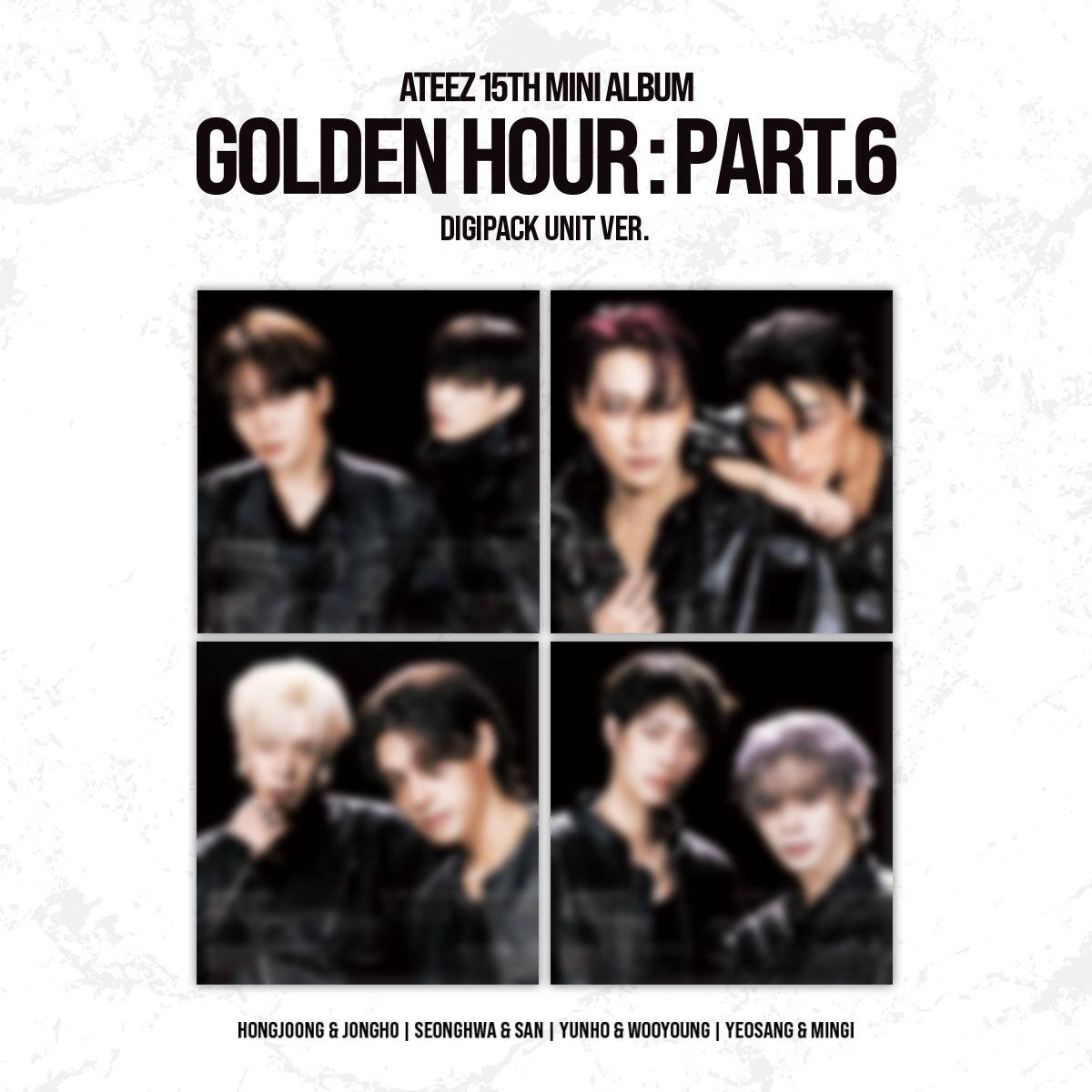 (Hello live pob) DIGIPACK UNIT VER. ATEEZ - GOLDEN HOUR : Part.6