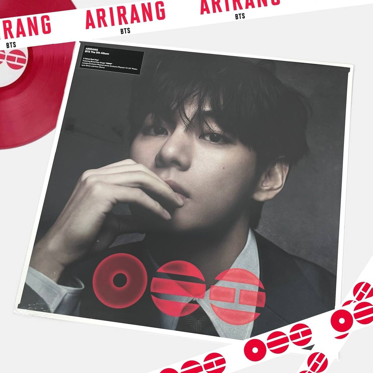 BTS - ARIRANG ( Standard vinyl, V VELVET RED VINYL )