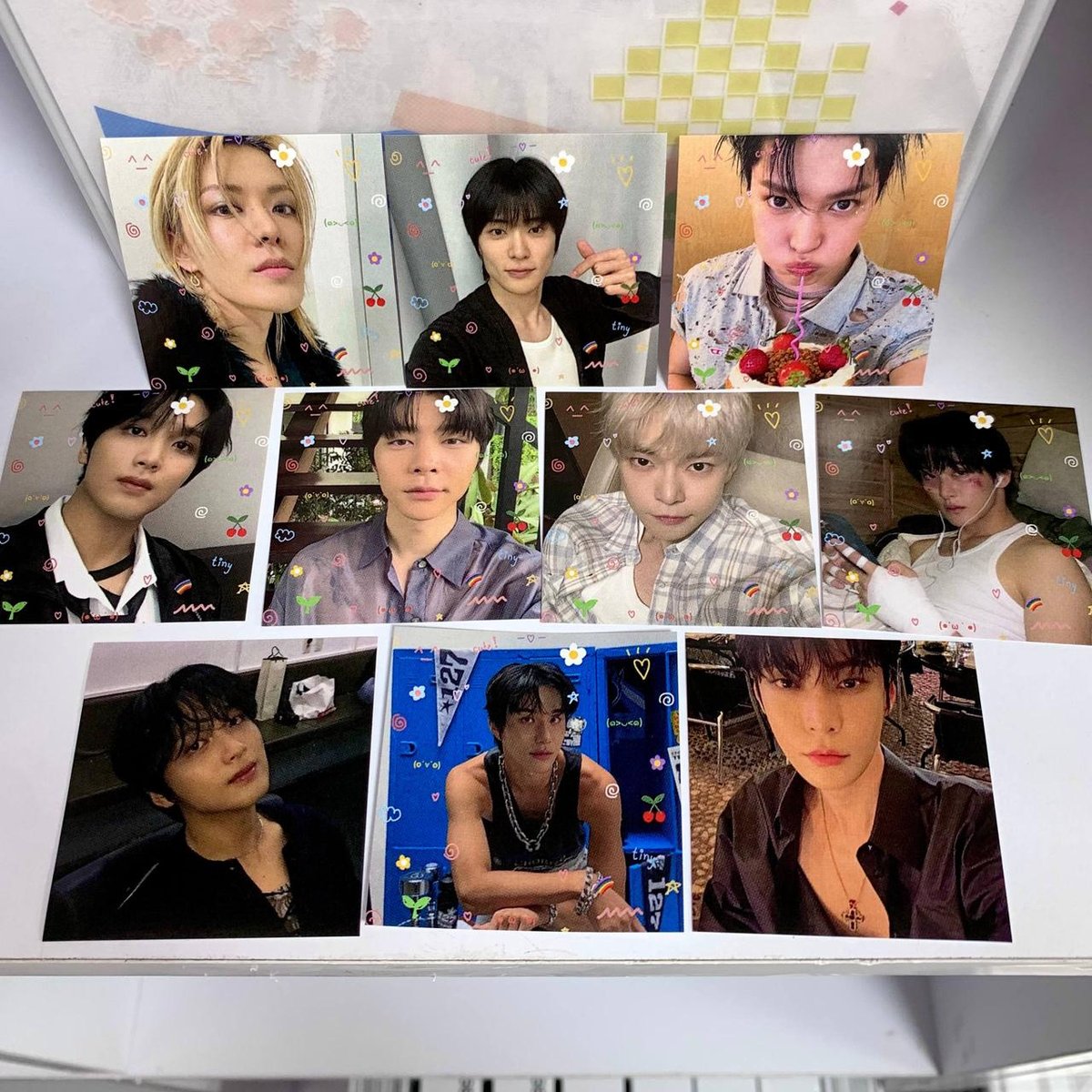 Набір з 10 наліпок NCT 127