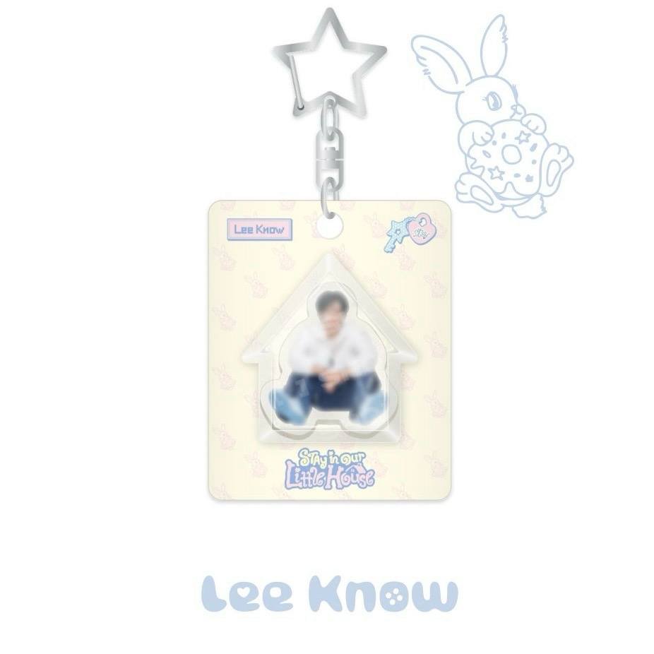 MINI BLOCK KEYRING Lee Know  - STAY in Our Little House