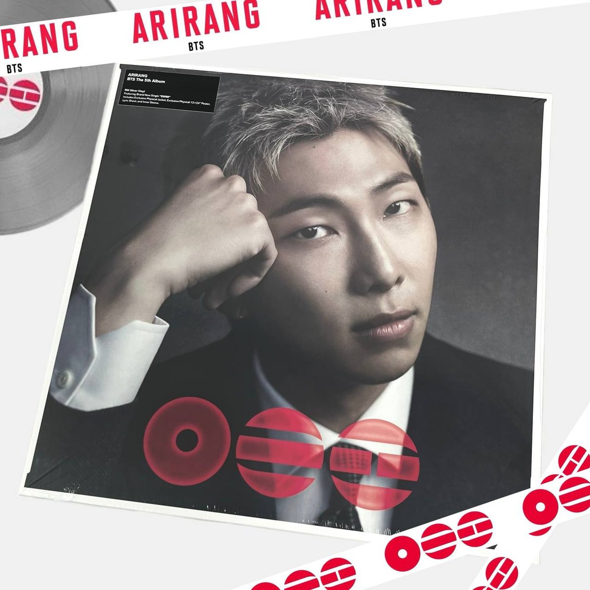 BTS - ARIRANG ( Standard vinyl, RM SILVER VINYL )