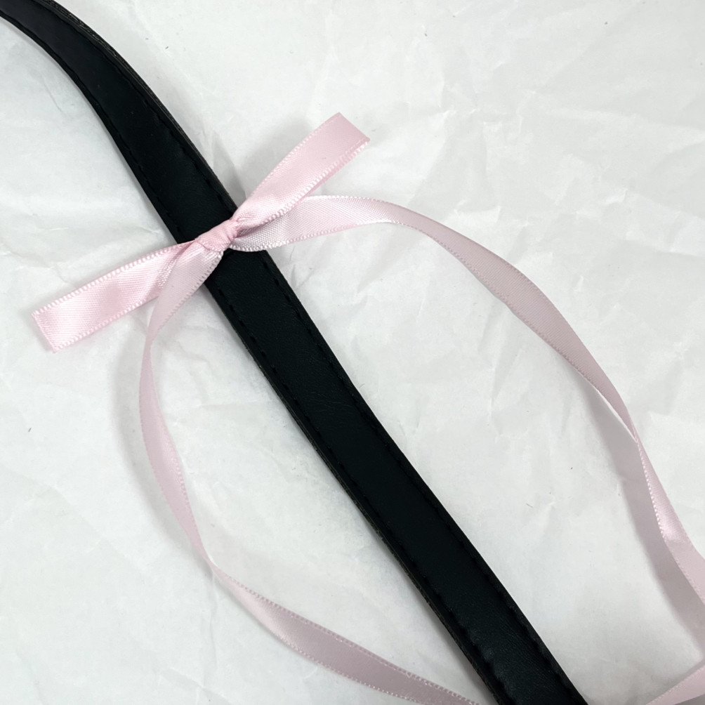 Шпилька з довгим бантиком (рожевий)