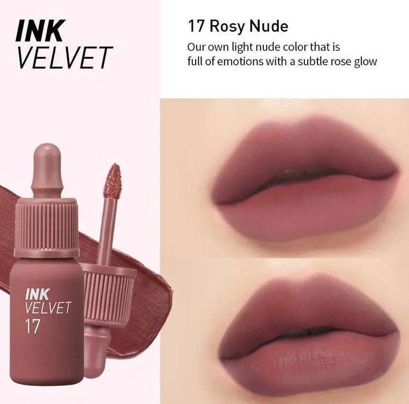 Peripera Ink The Velvet - 17 Rosy Nude