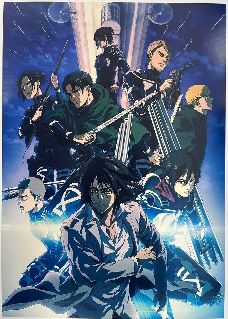 Постер А3 Attack on titan / Атака титанів