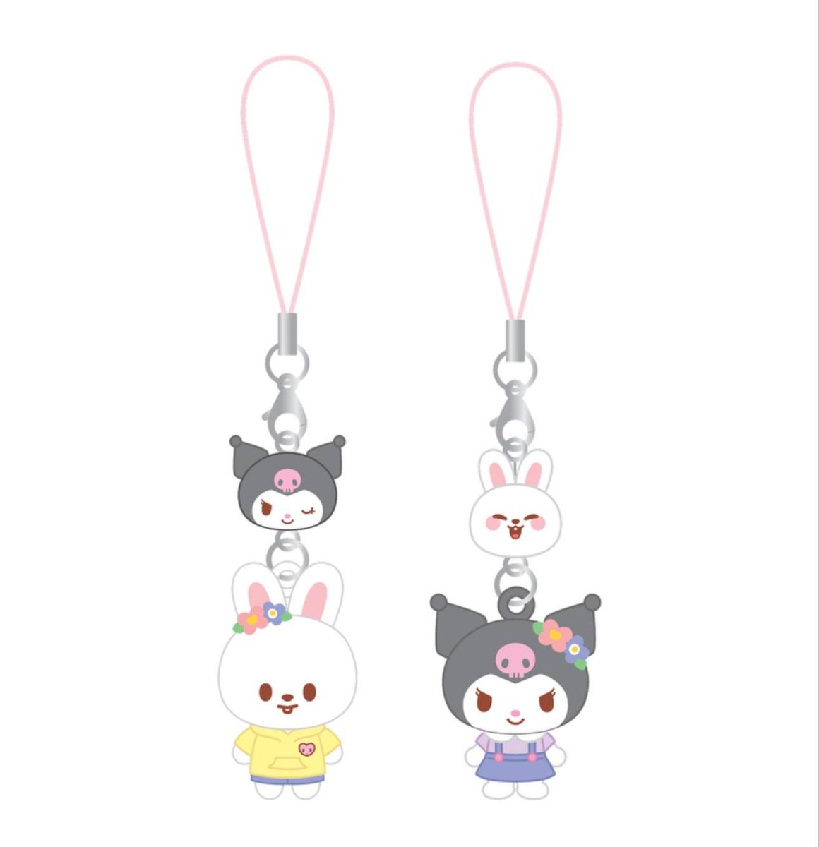 MINI FIGURE COUPLE KEYRING - SKZOO X SANRIO CHARACTERS