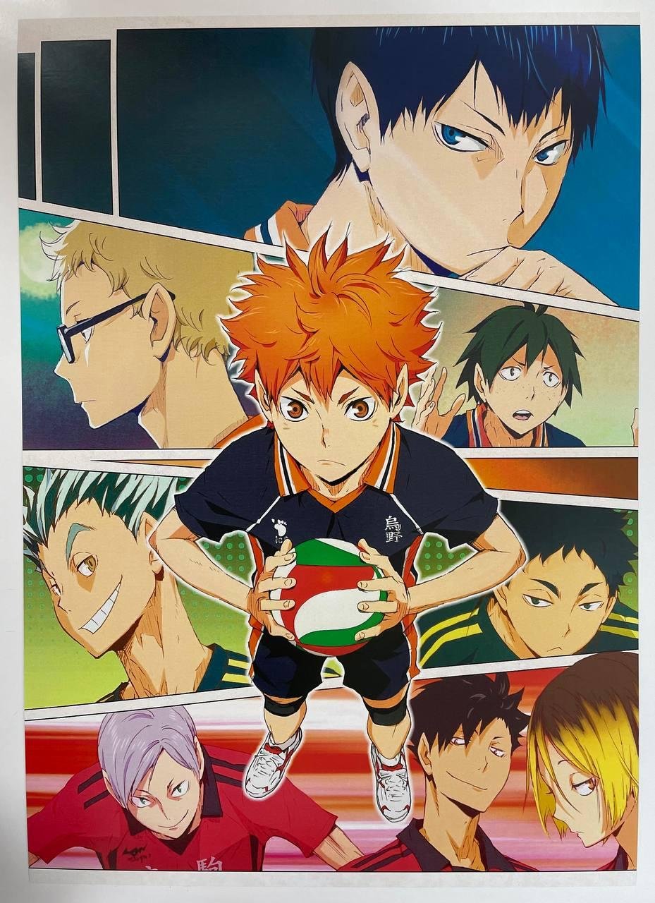 Постер А3 Волейбол / Haikyuu