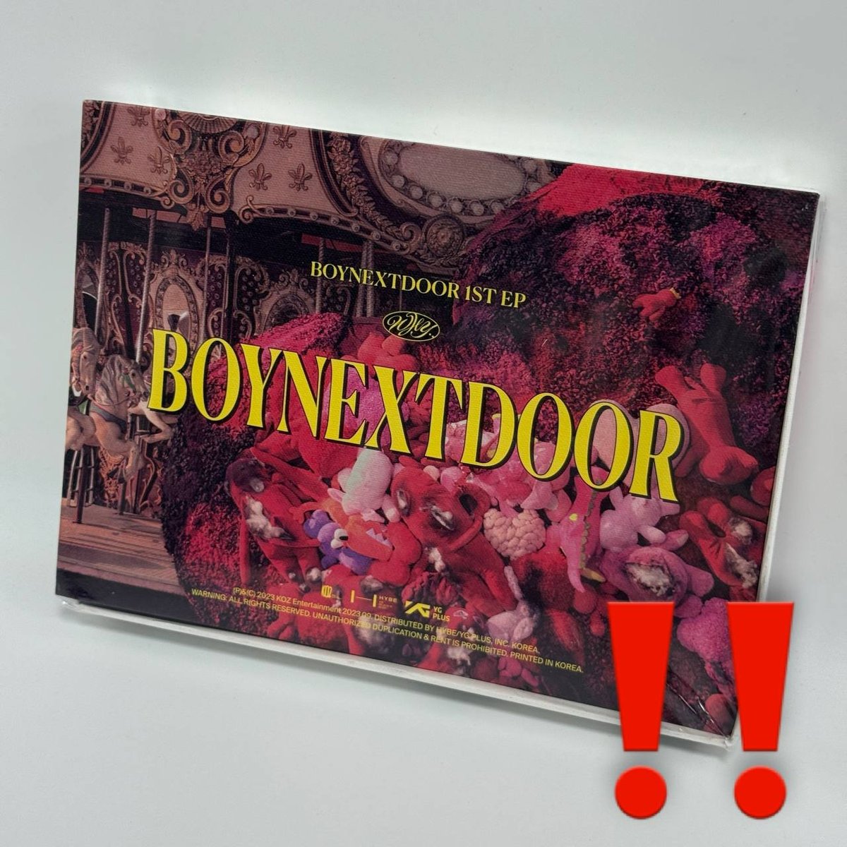 BOYNEXTDOOR 1 ST EP ALBUM WHY… ( DEZED VER) ПОШКОДЖЕННЯ НА ФОТО